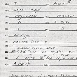 Eastern questionnaire, answ...