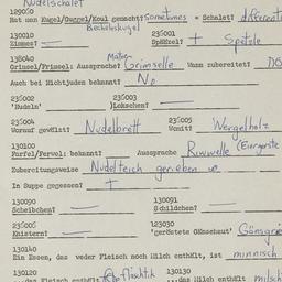 Western questionnaire, answ...
