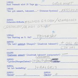 Western questionnaire, answ...
