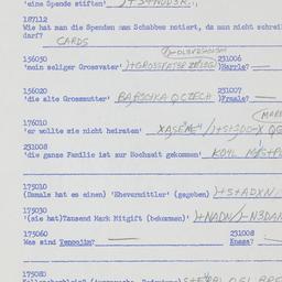 Western questionnaire, answ...