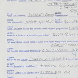 Western questionnaire, answ...