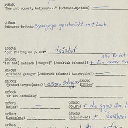 Western questionnaire, answ...