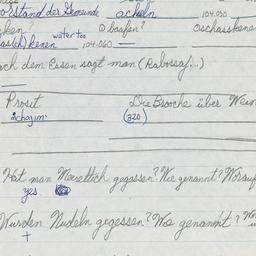 Western questionnaire, answ...