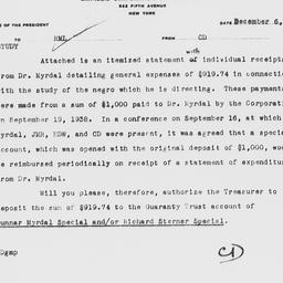 Memorandum from Robert M. L...