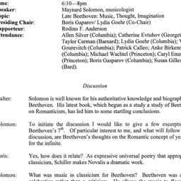 Minutes, 2004-12-16. Romant...