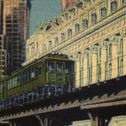 Elevated Railway Train, New...