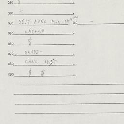 Eastern questionnaire, answ...
