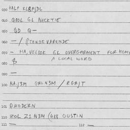 Eastern questionnaire, answ...