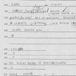 Eastern questionnaire, answ...