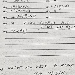 Eastern questionnaire, answ...