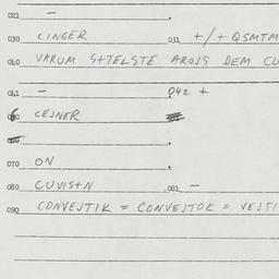 Eastern questionnaire, answ...