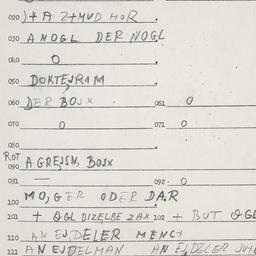 Eastern questionnaire, answ...