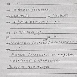 Eastern questionnaire, answ...