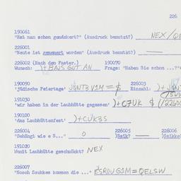 Western questionnaire, answ...