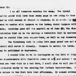 Letter from Florence Anders...