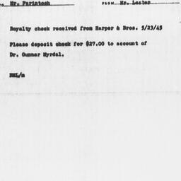 Memorandum from Robert M. L...