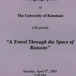 Announcements, 2003-04-03. ...