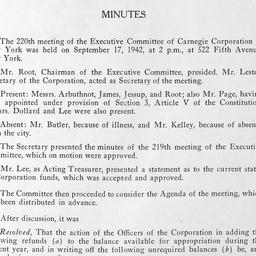 Executive Committee Meeting
