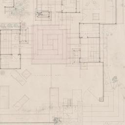 First floor plan, canvas tr...
