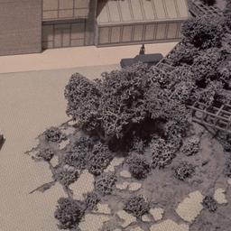 Model, aerial view.