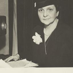 Frances Perkins and NBC mic...