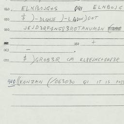Eastern questionnaire, answ...