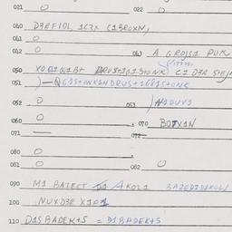 Eastern questionnaire, answ...