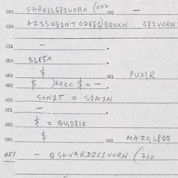 Eastern questionnaire, answ...