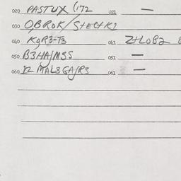 Eastern questionnaire, answ...