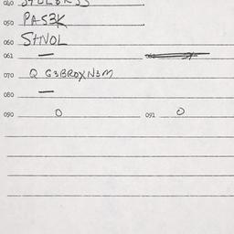 Eastern questionnaire, answ...
