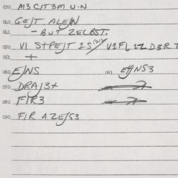 Eastern questionnaire, answ...