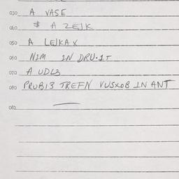 Eastern questionnaire, answ...