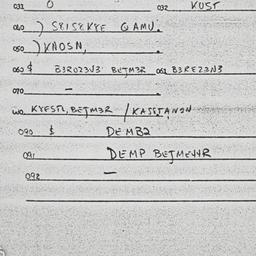 Eastern questionnaire, answ...