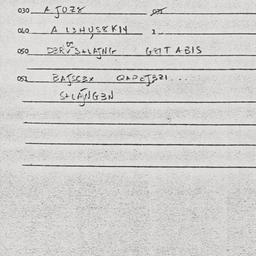 Eastern questionnaire, answ...