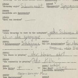 Western questionnaire, answ...