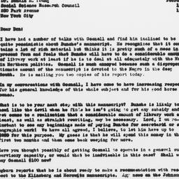 Letter from Samuel A. Stouf...