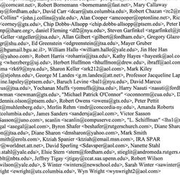 Announcements, 2003-10-22. ...