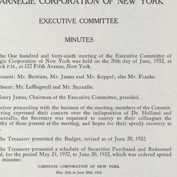Executive Committee Meeting