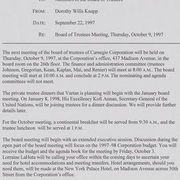 Board of Trustees - Sent to...