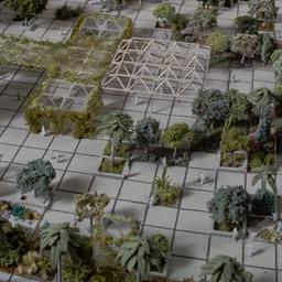 Model, aerial view.