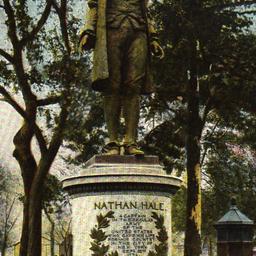 Nathan Hale Statue, City Ha...