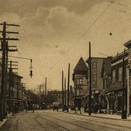 Jamaica Avenue Showing Hill...