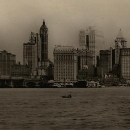 New York Water Front and Sk...