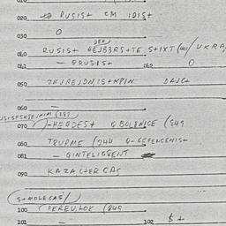 Eastern questionnaire, answ...