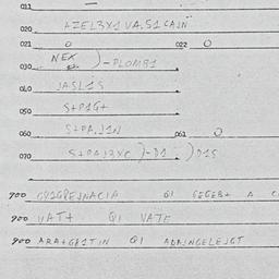 Eastern questionnaire, answ...
