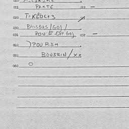 Eastern questionnaire, answ...