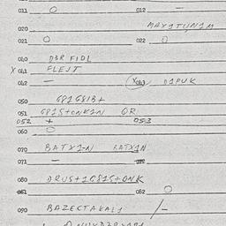 Eastern questionnaire, answ...