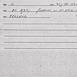 Eastern questionnaire, answ...