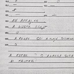Eastern questionnaire, answ...