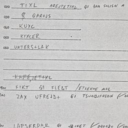 Eastern questionnaire, answ...